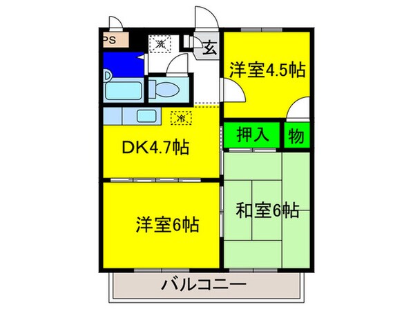 センチュリーハイツの物件間取画像